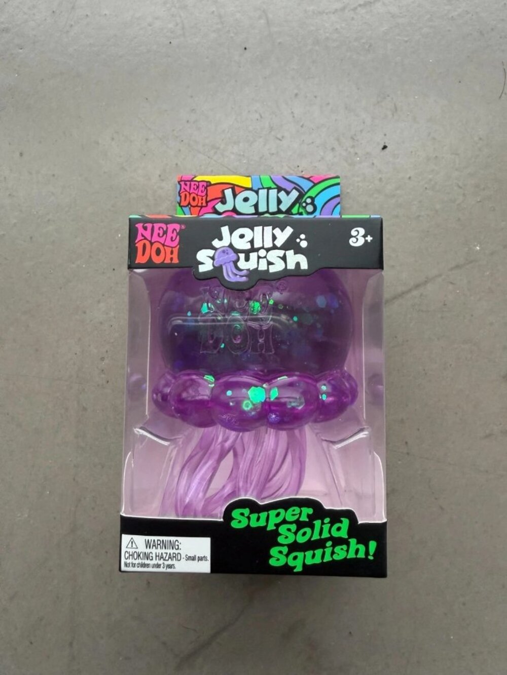 Schylling NeeDoh Jelly Squish Purple